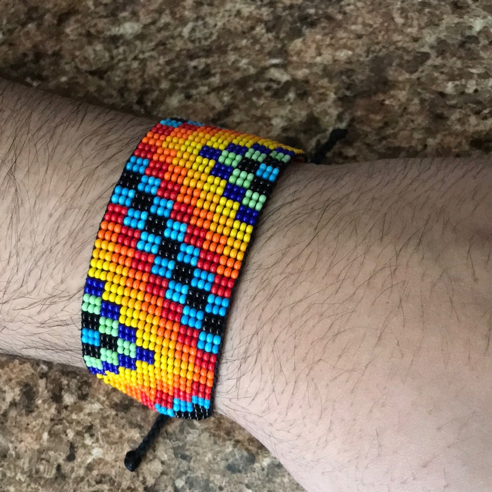 MULTI COLOR Unisex Beautiful handmade bracelet from Colombia